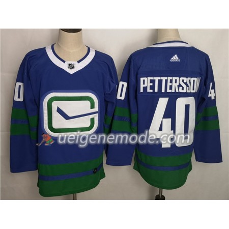 Herren Eishockey Vancouver Canucks Trikot Elias Pettersson 40 Alternate Adidas 2019-2020 Blau Authentic